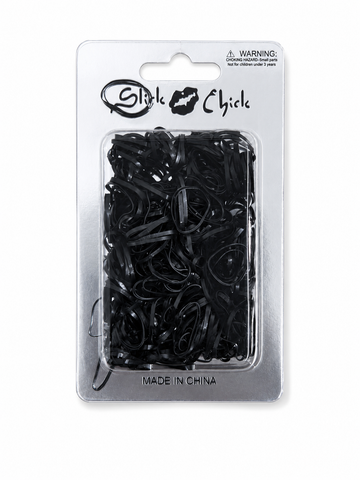 Hair Rubber Bands — Black