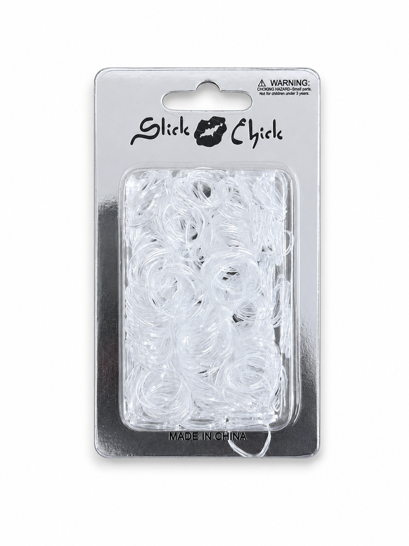Hair Rubber Bands — Clear