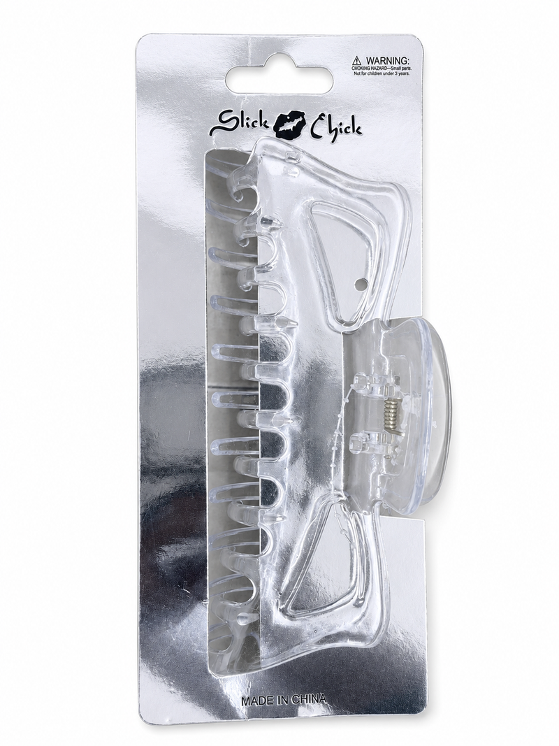 Large Claw Clip — Clear