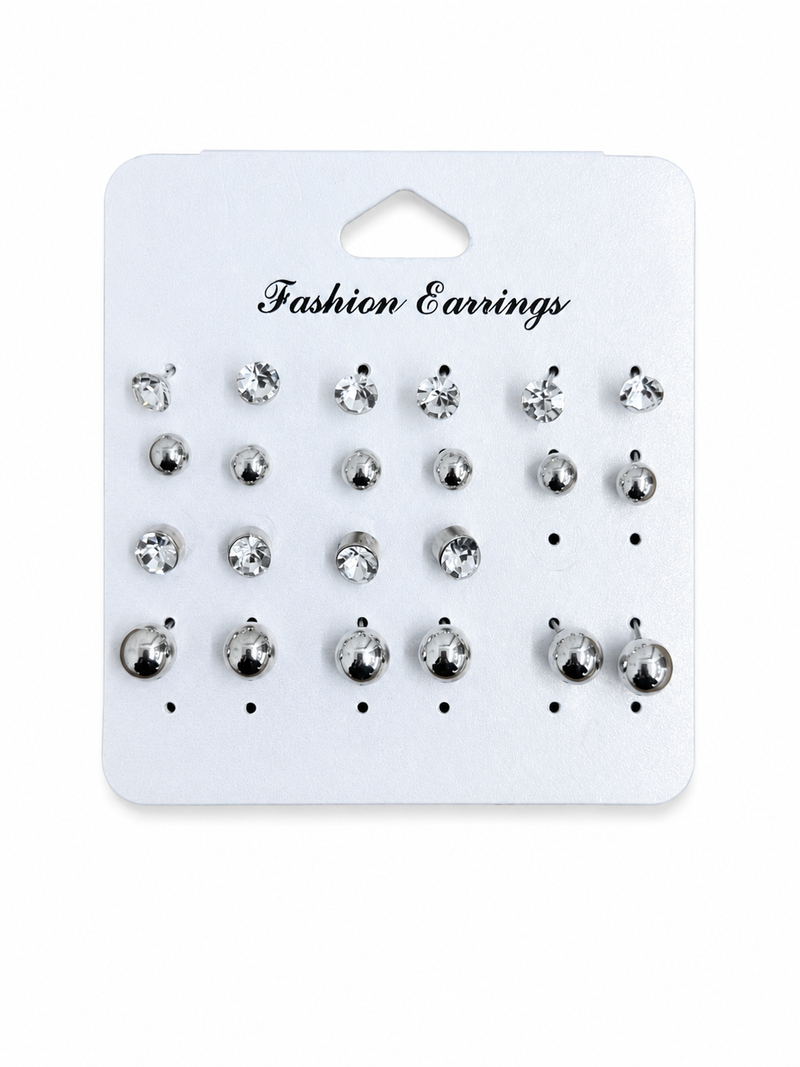 Fashion Earrings — Crystal Studs