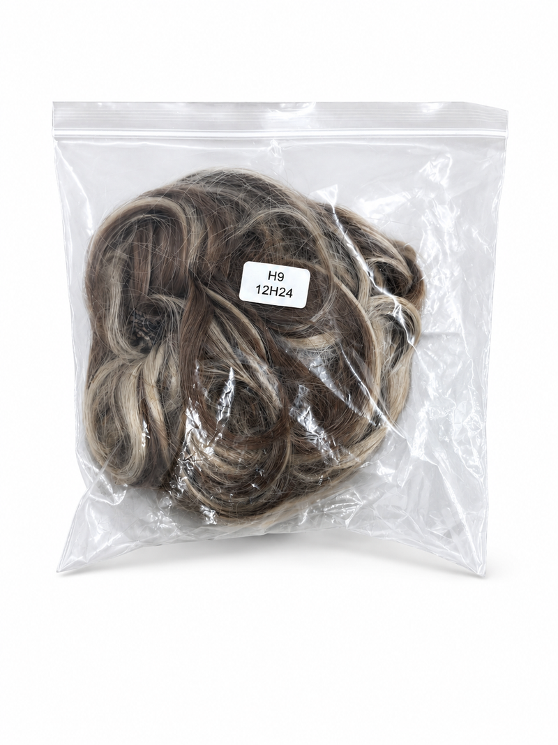 Hair Bun Extension — Chestnut Brown