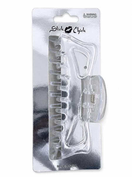 Slick Chick Large Claw Clip Clear