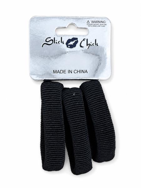 Slick Chick Black Hair Ties