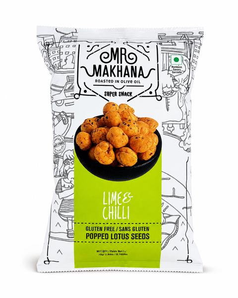 Mr Makhana Lime & Chilli Lotus Seeds