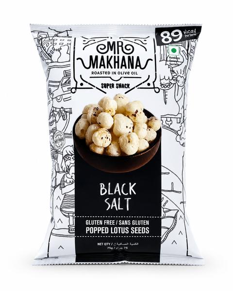 Mr Makhana Black Salt Lotus Seeds