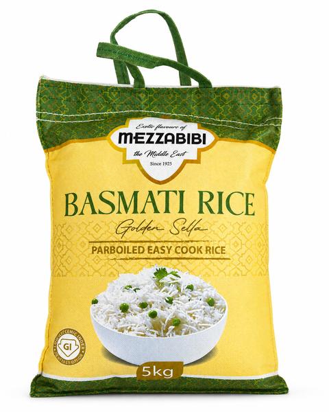 Mezzabibi Basmati Rice Golden Sella 5kg
