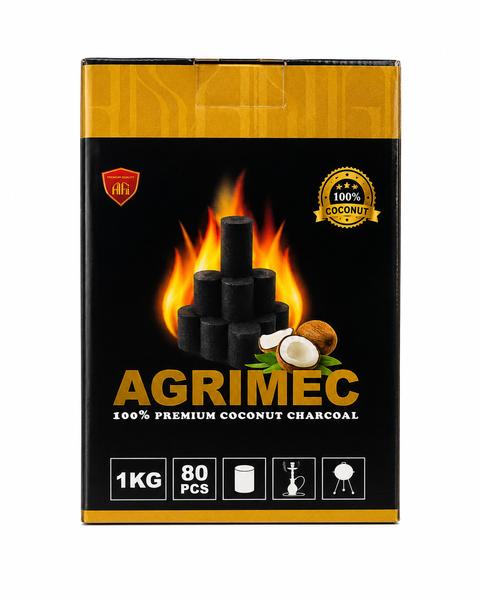Agrimec 100% Premium Coconut Charcoal 1kg